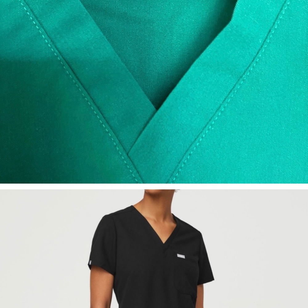 Caterina Top and Zamora jogger bottom. Scrub set. Size medium